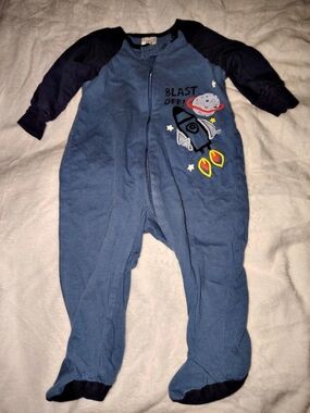 Gerber Baby 3-6M Footed Sleeper Blue
